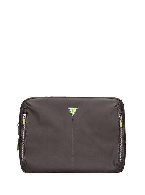 Faux leather briefcase GUESS | HMECSAP3137VERDE