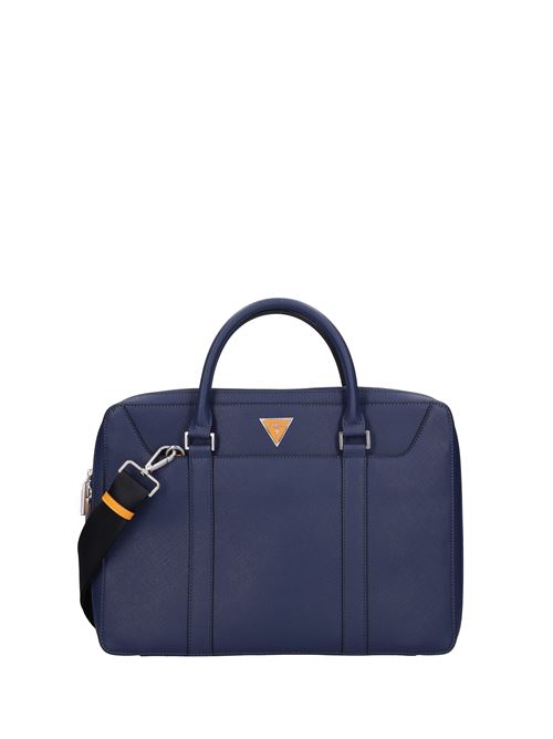 Borsa portadocumenti GUESS | HMECSAP3138BLU-ARANCIO
