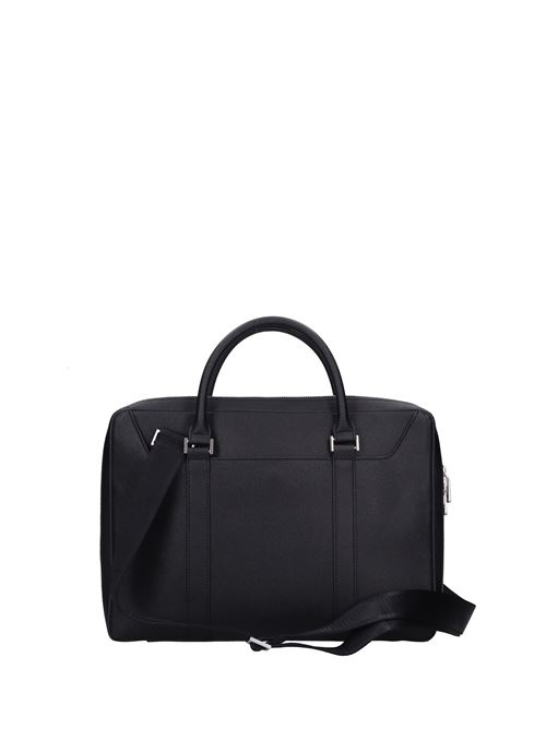 Borsa portadocumenti in ecopelle GUESS | HMECSAP3138NERO