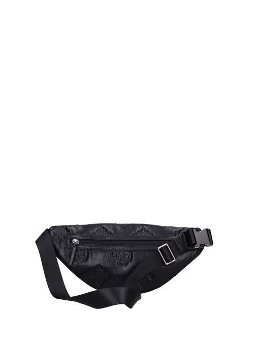 Marsupio in ecopelle. 1 comparto. Chiusura con zip. Tracolla regolabile. Tasca posteriore. Spedito su busta trasparente. GUESS | HMPUFPP3431NERO