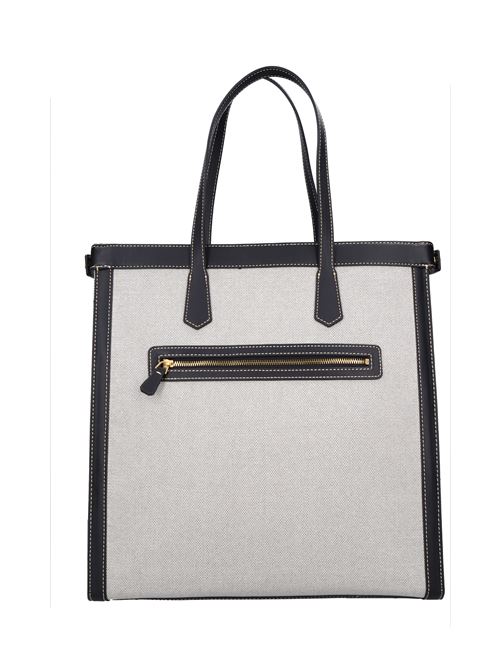 Borsa in tessuto con inserti in ecopelle GUESS | HWAA8780240NERO