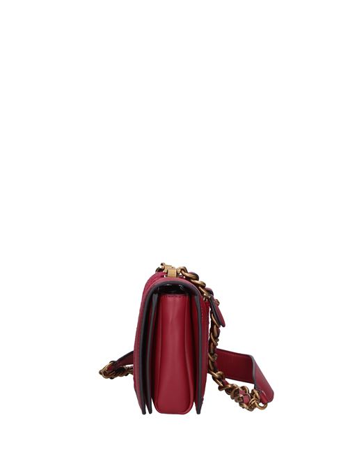 Faux leather and fabric bag GUESS | HWEM85MERLOT