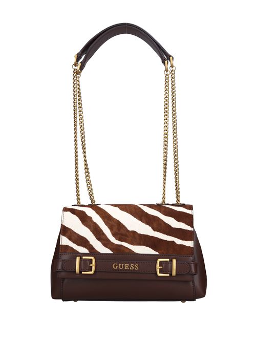 Borsa in pelle ed ecopelle GUESS | HWZB8985210MARRONE