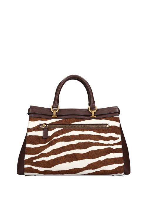 Borsa in pelle ed ecopelle GUESS | HWZB8985050MARRONE-BIANCO