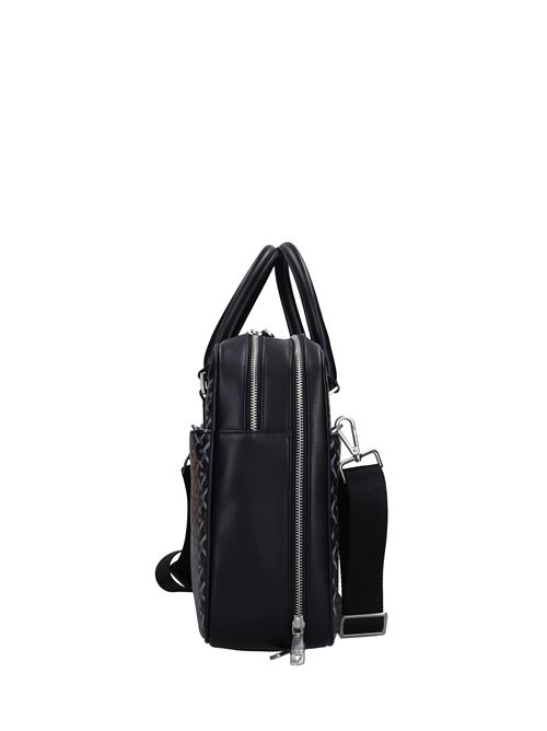 Borsa portadocumenti in ecopelle GUESS | HMLUGWP4447NERO