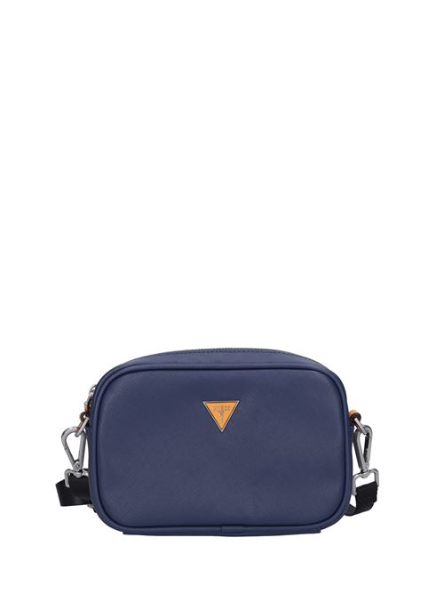 Faux leather bag GUESS | PMECSAP3145BLU