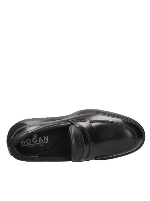 Mocassini in pelle HOGAN | HXM6000ES40QXZB999NERO