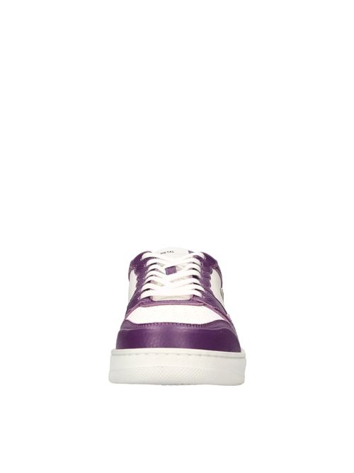 Sneakers in pelle e tessuto METALGIENCHI | GXX028N000VITE0419BIANCO-VIOLA