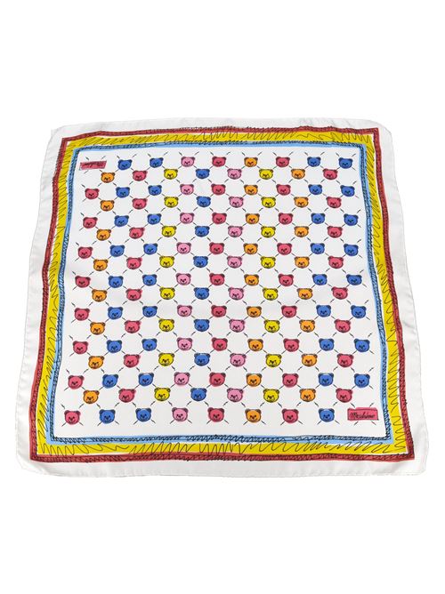 Foulard in seta MOSCHINO | 50347BIANCO