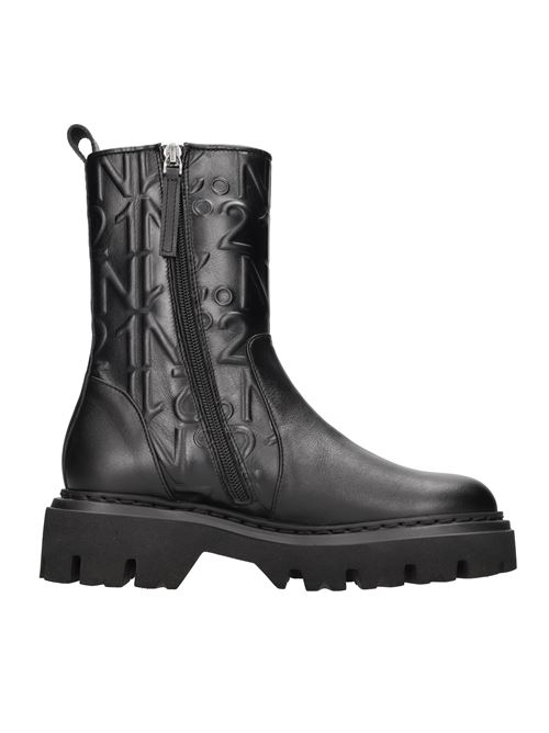 Leather ankle boots N°21 | SP03700NERO