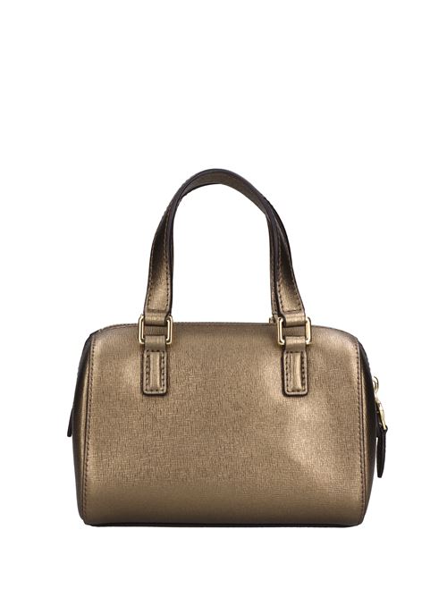 Borsa Flora mini in pelle NANNINI | 18384SBRONZO