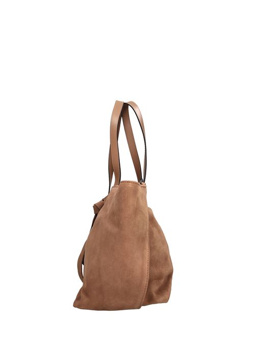 Borsa in camoscio REBELLE | DOMITILLA-CAMOSCIOMANDARINO