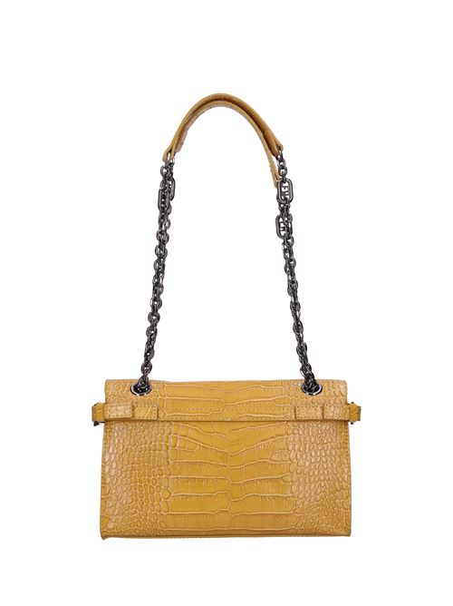Borsa in pelle REBELLE | STEPHANIE-CROSSBODYMOSTARDA