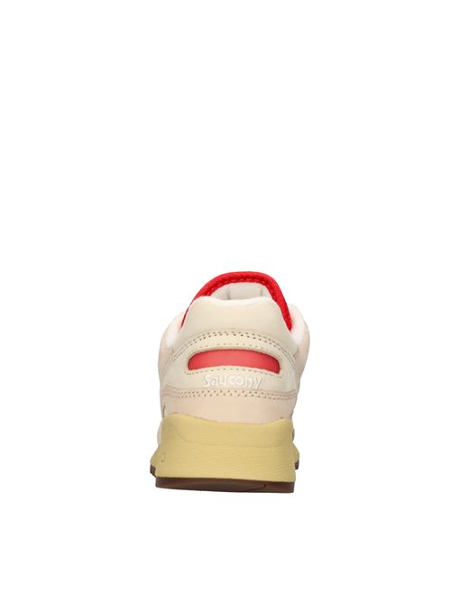 Leather and fabric trainers SAUCONY | S70700-1BEIGE-ROSSO