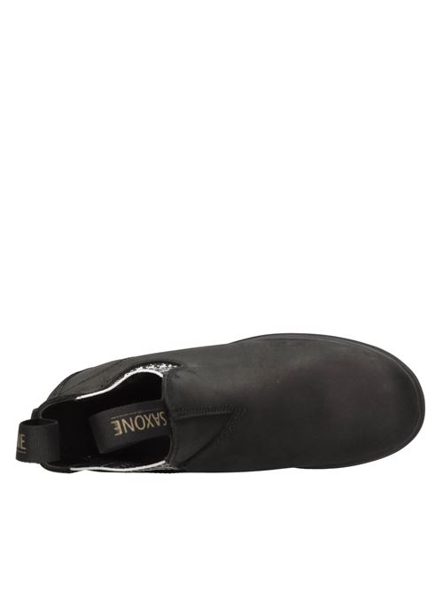 Stivaletti Beatles in pelle naturale SAXONE | 2099NERO-BIANCO