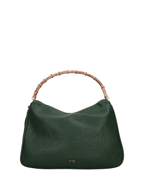 Leather and faux leather bag V°73 | 73BS8BO01VERDE