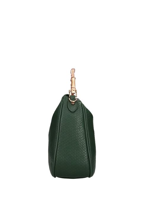 Leather and faux leather bag V°73 | 73BS8BO01VERDE