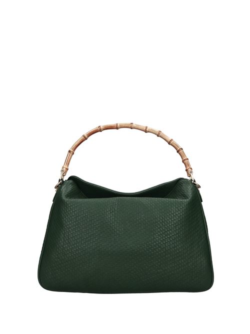 Leather and faux leather bag V°73 | 73BS8BO01VERDE