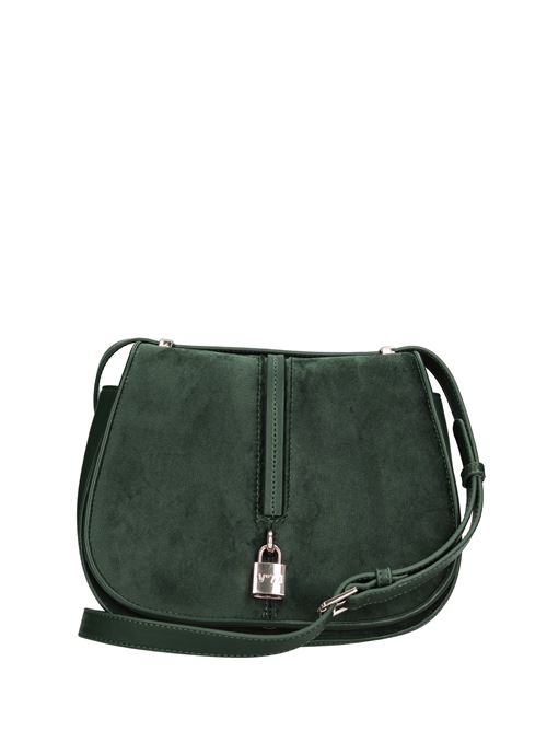 Velvet and faux leather bag V°73 | 73BS8C201VVERDE