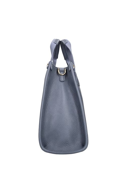 Leather and faux leather bag V°73 | 73BS8F301AZZURRO