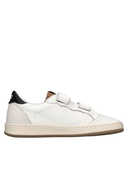 Sneakers in pelle 2B12 | BABYPLAY-129BIANCO-VERDE-NERO