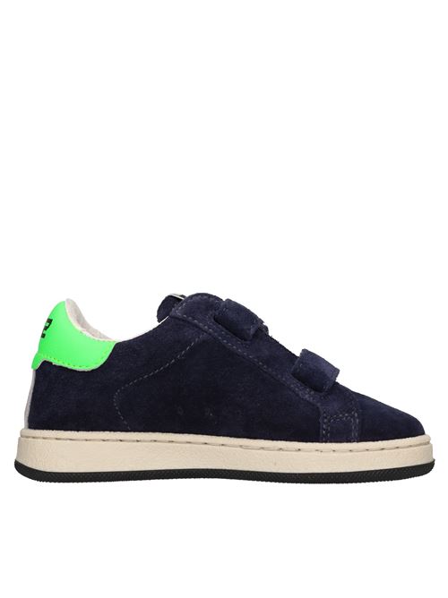 Sneakers in pelle e camoscio 2B12 | BABYSUPRIME-M69BLU-VERDE