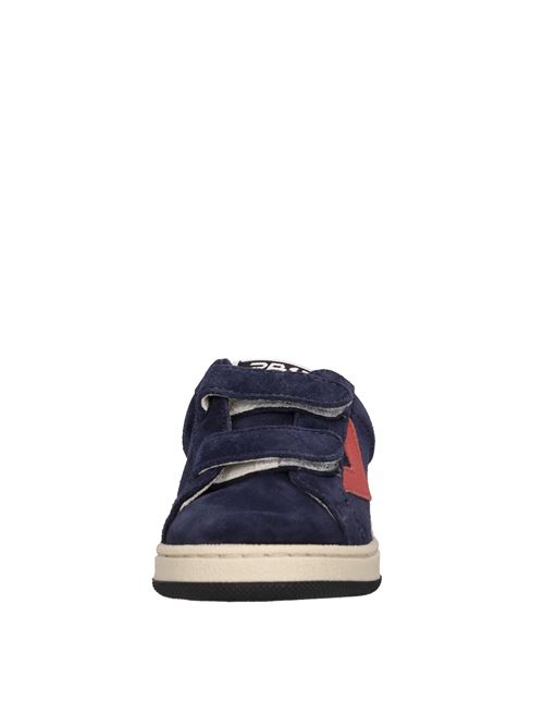 Sneakers in pelle e camoscio 2B12 | BABYSUPRIME-M69BLU-VERDE