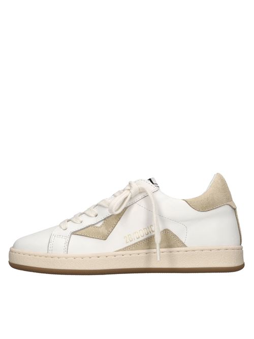 Sneakers in pelle e camoscio 2B12 | JRSUPRIME-84BIANCO-BEIGE