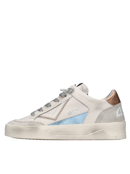 Leather sneakers 4B12 | KYLE-D100GHIACCIO-IRIS-RAME