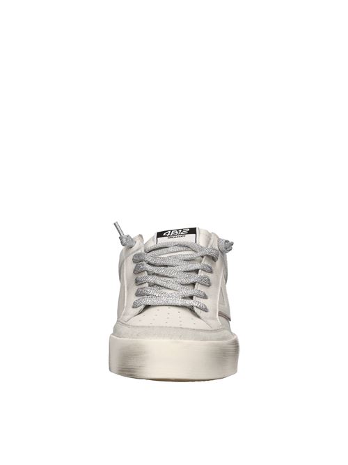 Leather sneakers 4B12 | KYLE-D100GHIACCIO-IRIS-RAME