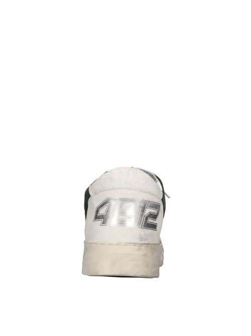 Sneakers in pelle 4B12 | KYLE-U107BIANCO-VERDE