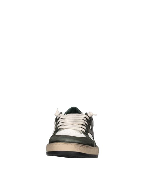 Sneakers in pelle 4B12 | PLAYNEW-U117BIANCO-PINO-PIOMBO