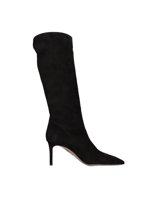 Stivali Matignon in camoscio AQUAZZURA | NGNMIDB1-SUE-000NERO