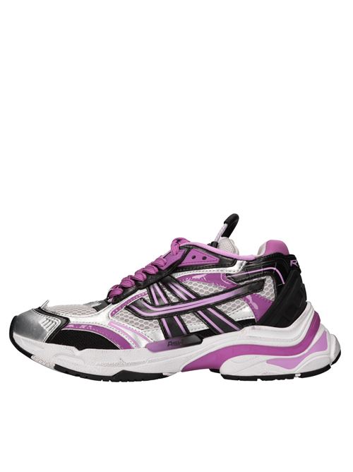 RACE PEARLIZED MICROFIBER PU-PEARLIZEDARGENTO-NERO-MAGENTA