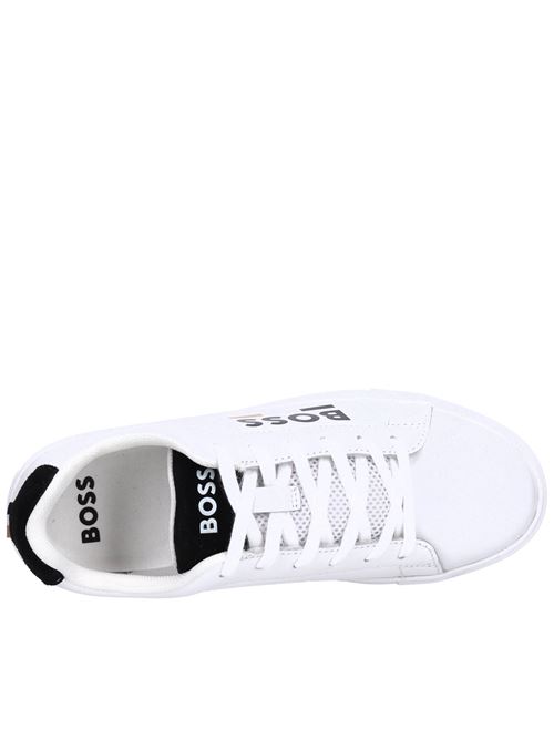Sneakers in pelle BOSS | J51310GBIANCO-NERO