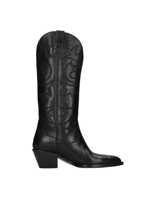 Stivali texani in pelle BUTTERO | B9400ETRU-DCNERO