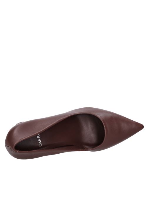 Décolleté in pelle. CARRANO | 508002D/CAB01-MESTICOCHOCOLAT