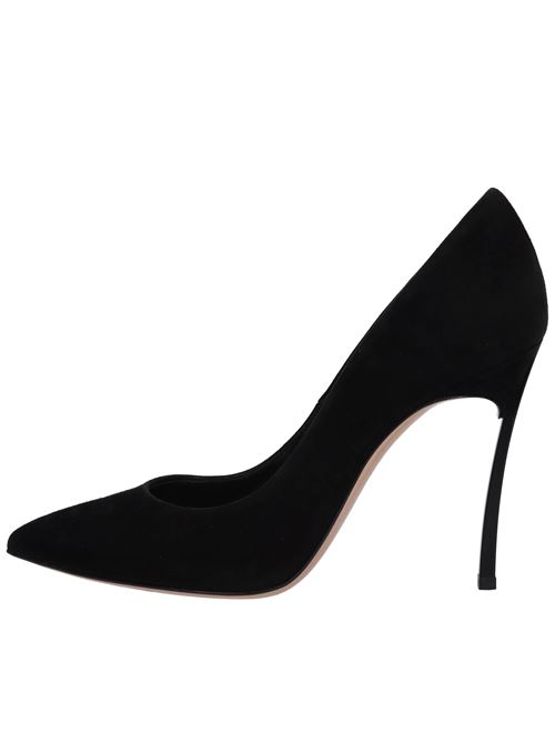 Décolleté in camoscio CASADEI | 1F161D100HHCMSC9000NERO