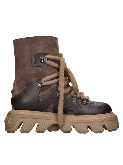 Stivaletti Generation C in pelle e camoscio CASADEI | 2R453Y0401MARRONE-CACAO