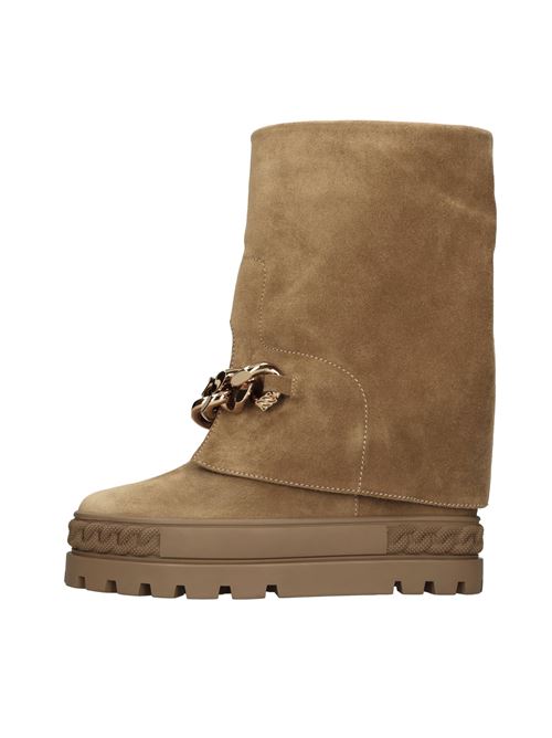 Suede ankle boots CASADEI | 2S254Z080NC15689000BEIGE
