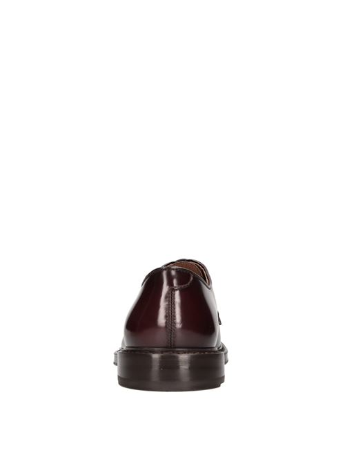 Leather lace-ups DOUCAL'S | DU1385SAVOUF007TL01BURGUNDY