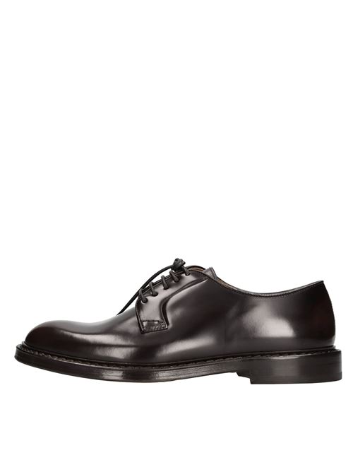 Leather lace-ups DOUCAL'S | DU1385SAVOUF007TM04MARRONE