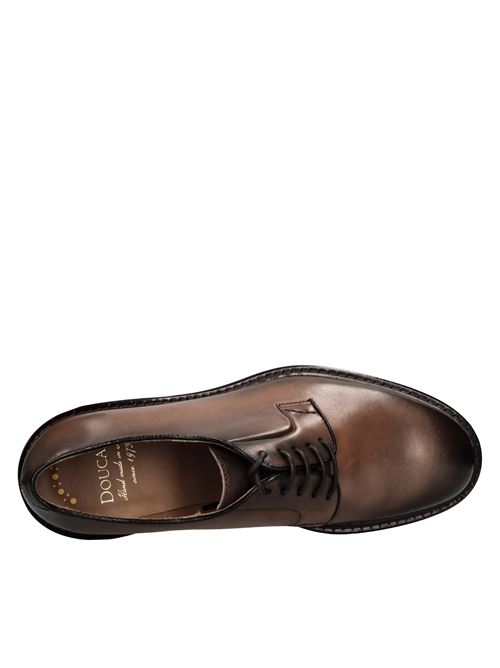 Stringate in pelle DOUCAL'S | DU1385SIENUF159TM45WOOD