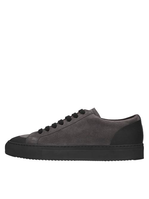 Sneakers in camoscio e tessuto DOUCAL'S | DU3069KOBEPF616NN05ANTRACITE