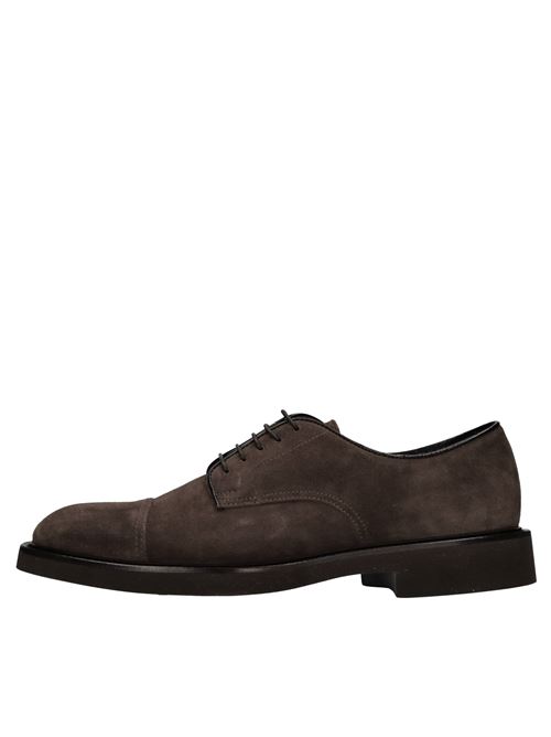 Stringate in camoscio DOUCAL'S | DU3095VEROUT009TM00T.MORO
