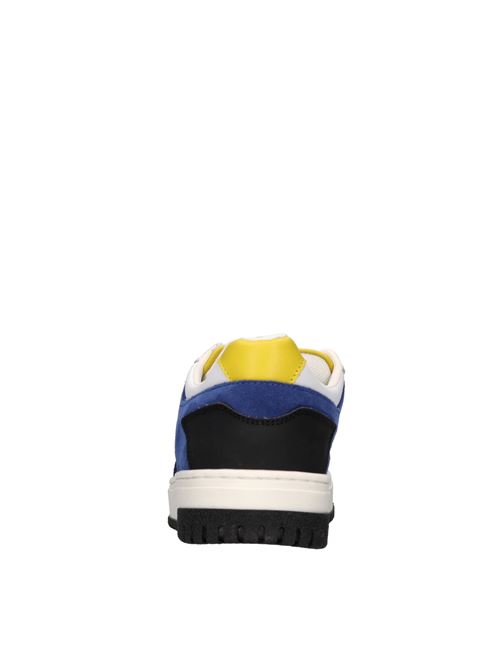Sneakers in pelle e camoscio DSQUARED2 | 77758BIANCO-BLU-GIALLO-NERO