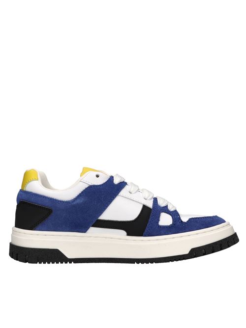 Sneakers in pelle e camoscio DSQUARED2 | 77758BIANCO-BLU-GIALLO-NERO