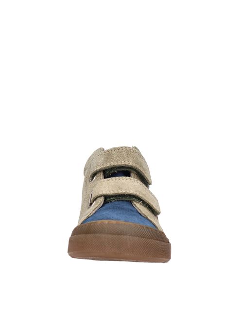 Sneakers in camoscio FALCOTTO | 0012015339.44.1H91MARRONE-BLU-ROSSO-VERDE
