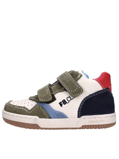 Sneakers in pelle e camoscio FALCOTTO | 0012018604.01.2N42BBEIGE-VERDE-BLU-ROSSO