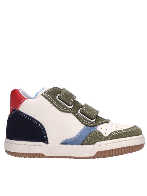 Sneakers in pelle e camoscio FALCOTTO | 0012018604.01.2N42BBEIGE-VERDE-BLU-ROSSO